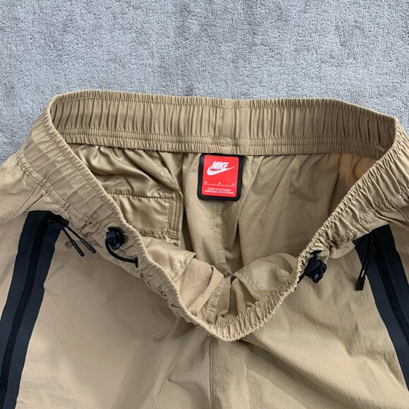 Nike Tech Woven Oversized Pants Mens Medium Beige Skate Wide Leg Stretch HM7158 - Picture 11 of 16